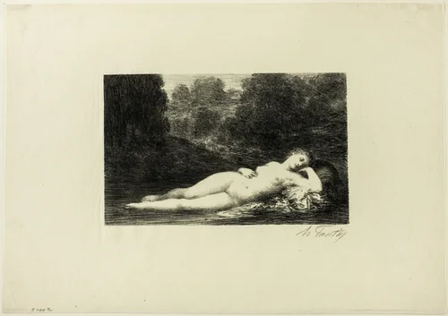 Silent Water by Henri Fantin-Latour, print, 1903