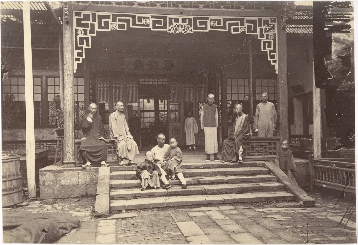 Madarin at Home by John Thomson, photograph, 1869