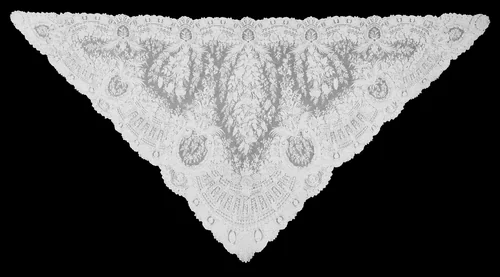 Shawl by England or France, textile, 1860-1869