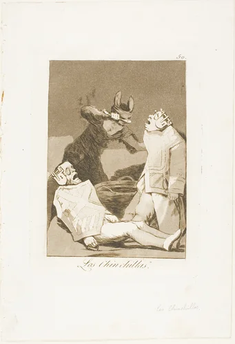 The Chinchillas, plate 50 from Los Caprichos by Francisco José de Goya, print, 1797-1799