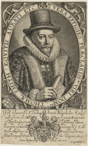 Sir Thomas Smith by Simon van de Passe, print, 1595-1647