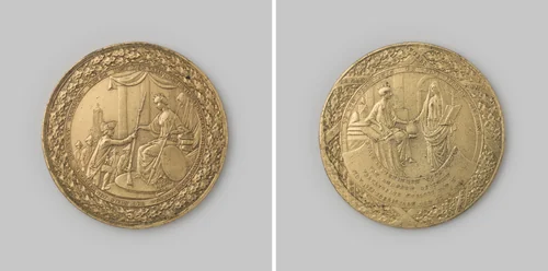 Op de wapening der burgers op 24 juni, de afschaffing van de stadhouderlijke recommandatiën op 11 augustus en de vrijheid van stedelijke bedieningen voor alle gezindten, 22 december 1783 te Utrecht by anonymous, metalwork, 1783