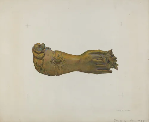 Tie-back by Harry Jennings, index of american design, 1938