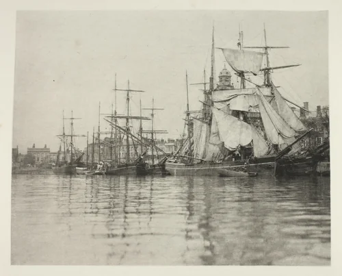Great Yarmouth Harbour by Peter Henry Emerson, photograph, 1887
