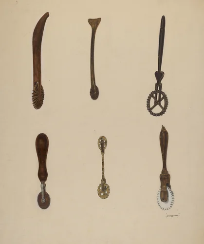 Crimping Wheel by John Wilkes, index of american design, 1939