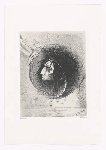 Blossoming (Éclosion) from In the Dream (Dans le rêve) by Odilon Redon, print, 1879