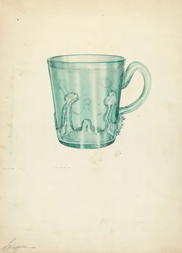 Mug by Giacinto Capelli, index of american design, 1939