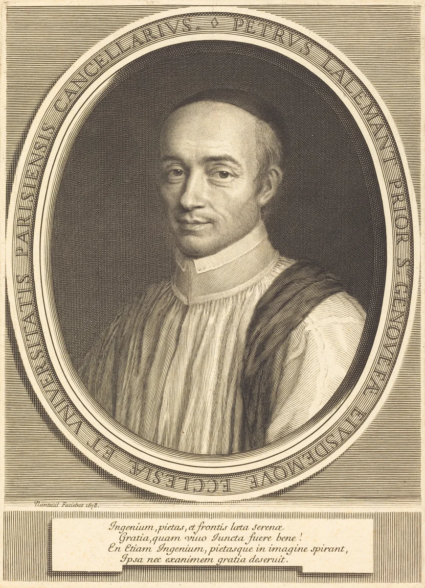 Pierre Lallemant by Robert Nanteuil, print, 1678