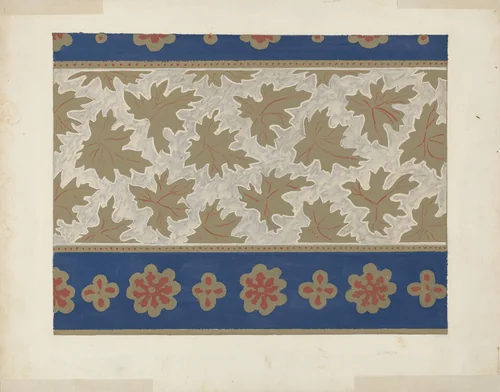 Wallpaper by American 20th Century, index of american design, 1935-1942