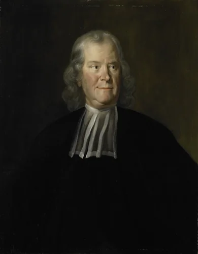 Portrait of the Physician Herman Boerhaave, Professor at the University of Leiden by Cornelis Troost, painting, 1735