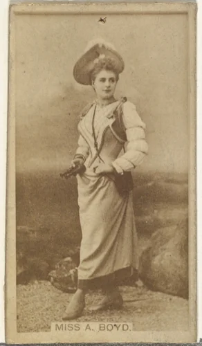 Miss A. Boyd, from the Actors and Actresses series (N145-8) issued by Duke Sons & Co. to promote Duke Cigarettes by W. Duke, Sons & Co., photograph, 1890-1895