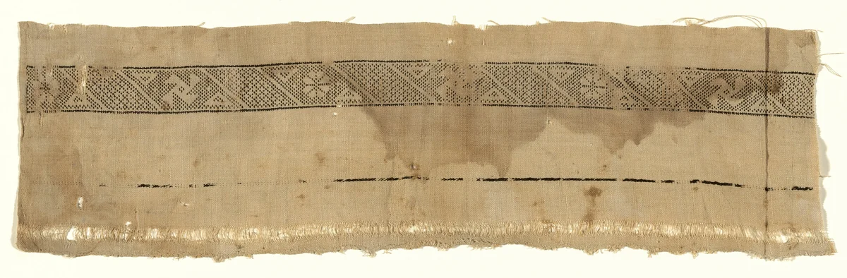 Border by Egypt, textile, 801-1300