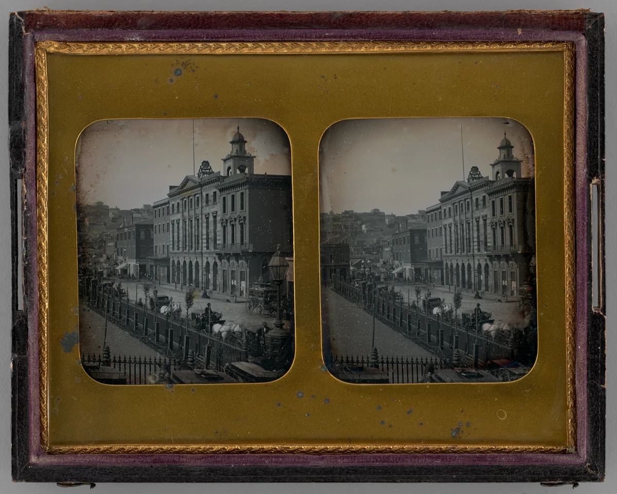 Untitled (Portsmouth Square, San Francisco) by Robert H. Vance, photograph, 1853