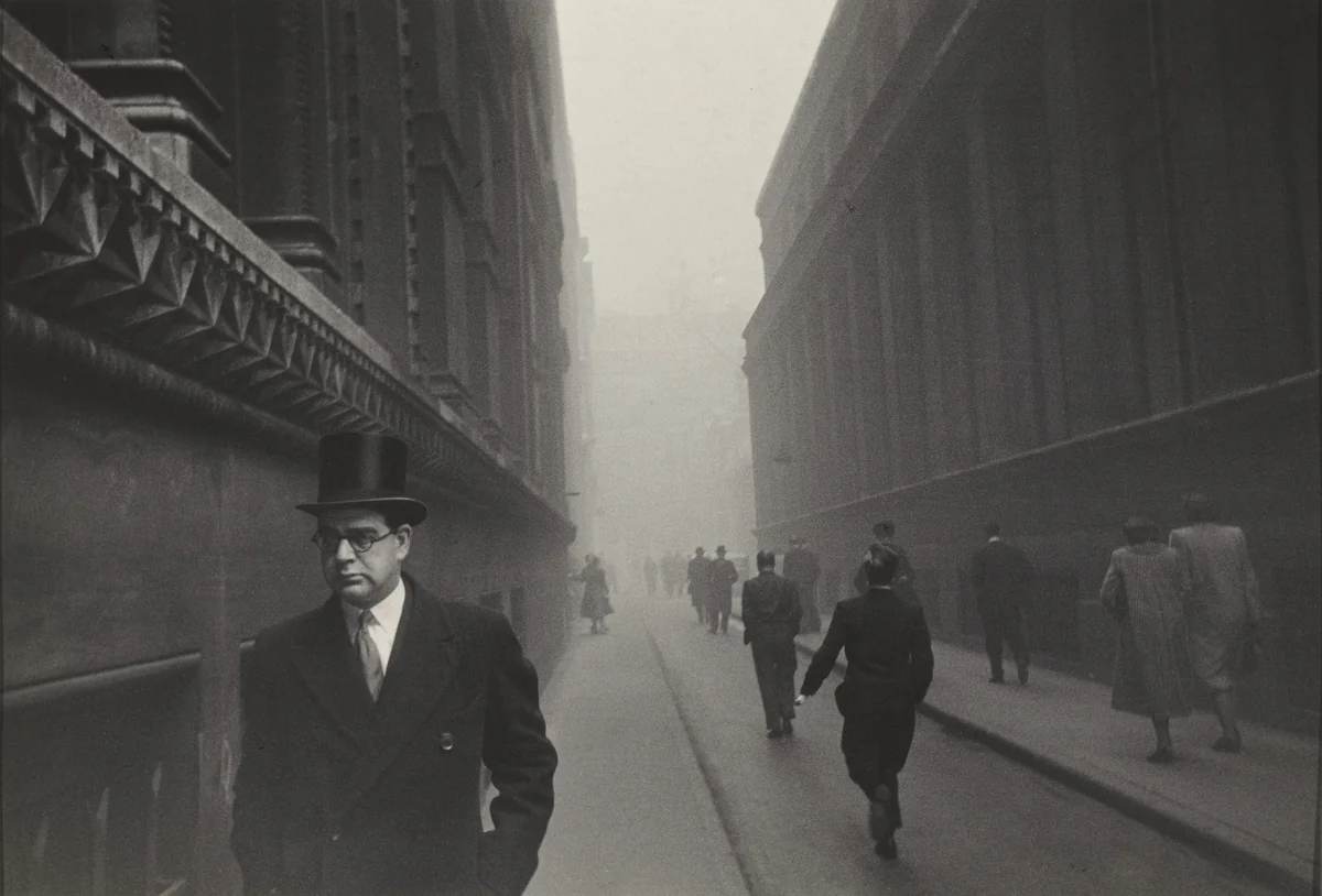 City of London by Robert Frank, photograph, 1951