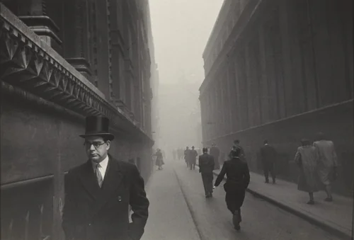 City of London by Robert Frank, photograph, 1951