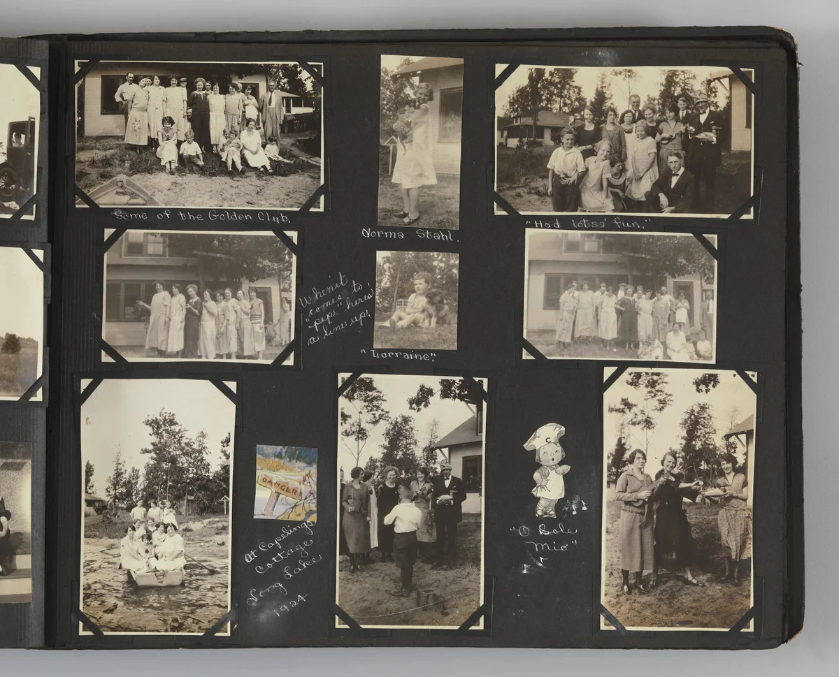 The Story of my Life and Friends as Told by Snapshots from Fourteen On by Blanche Parker, photograph, 1916
