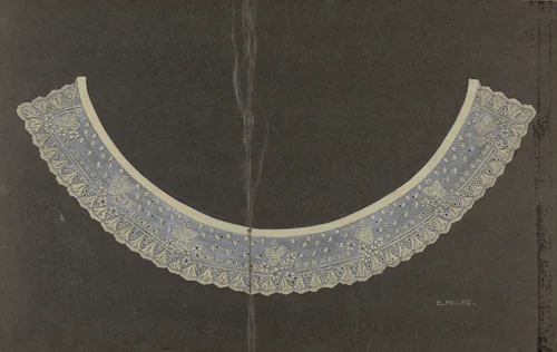 Embroidered Linen Collar by Edith Miller, index of american design, 1937