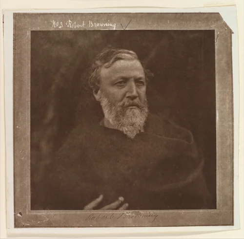 Robert Browning by Julia Margaret Cameron, photograph, 1865