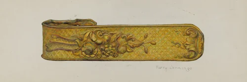 Tie-back by Harry Jennings, index of american design, 1938