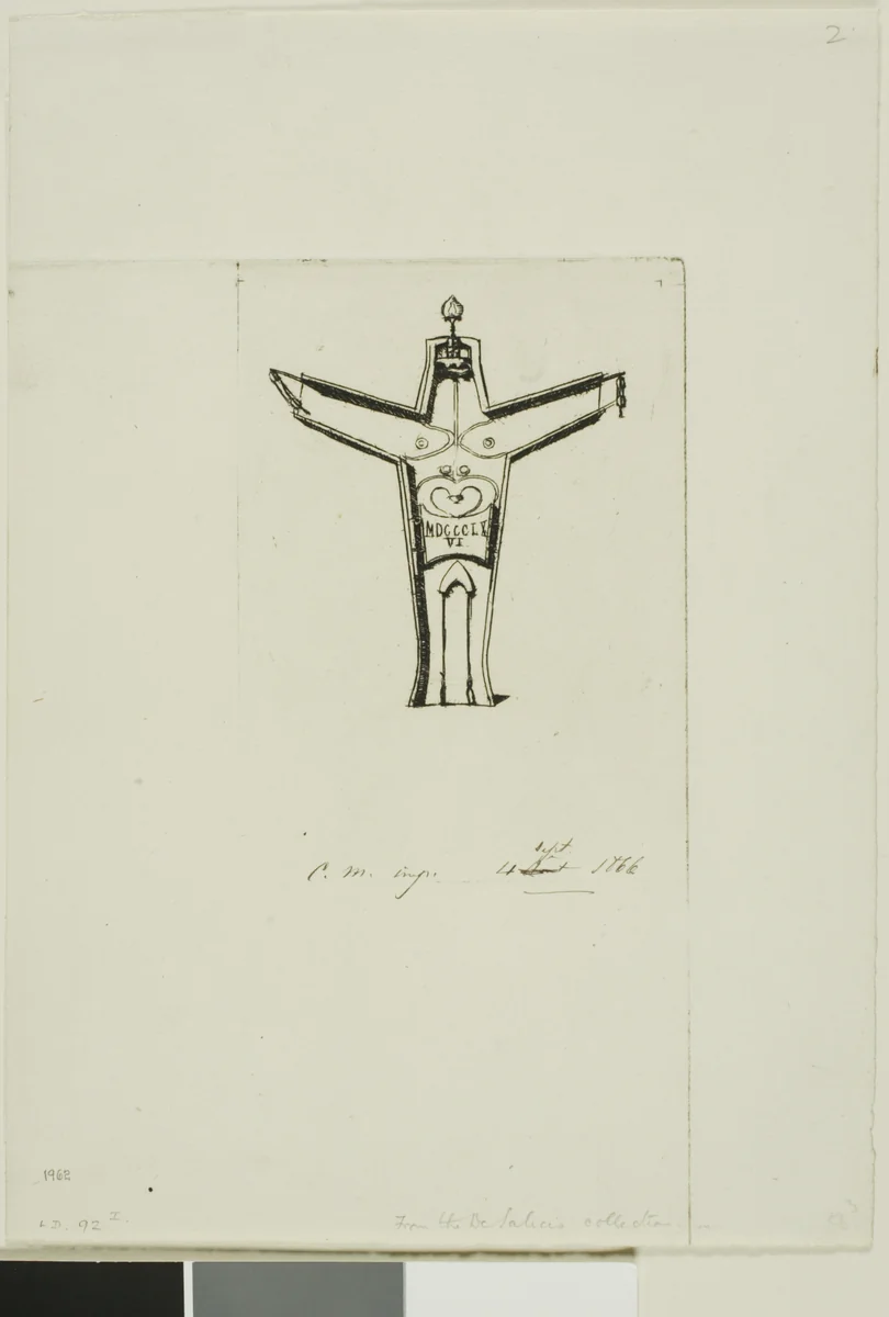 Lunar Law, No. 2 by Charles Meryon, print, 1866