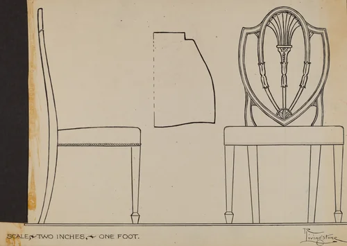 Side Chair by Rolland Livingstone, index of american design, 1936