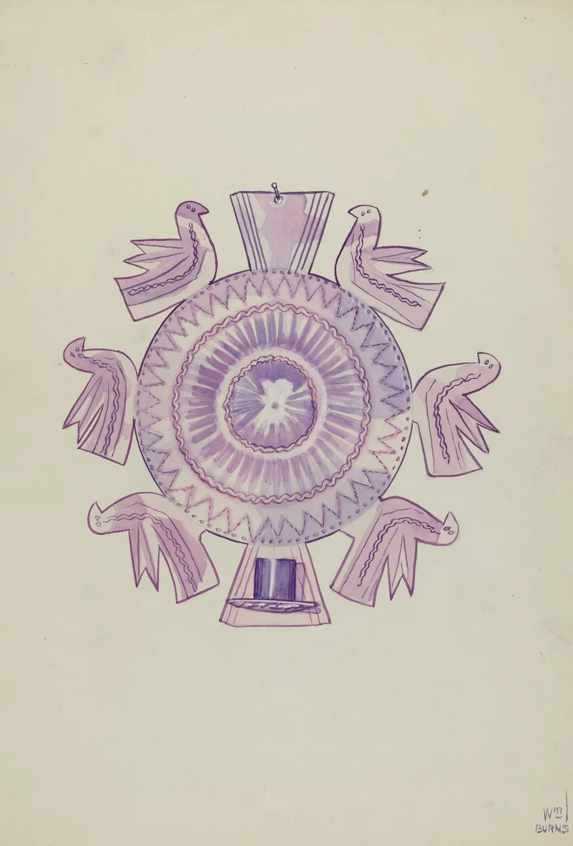 Candle Holder by American 20th Century, index of american design, 1935-1942