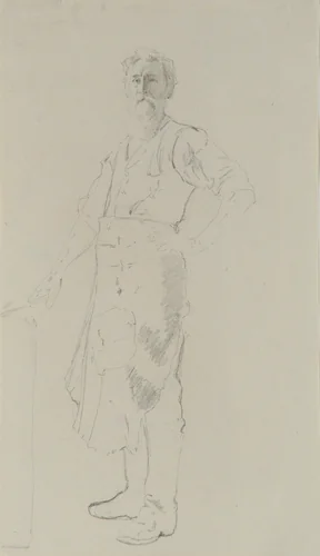 The Village Blacksmith by Thomas Hovenden, artwork, 1882-1885