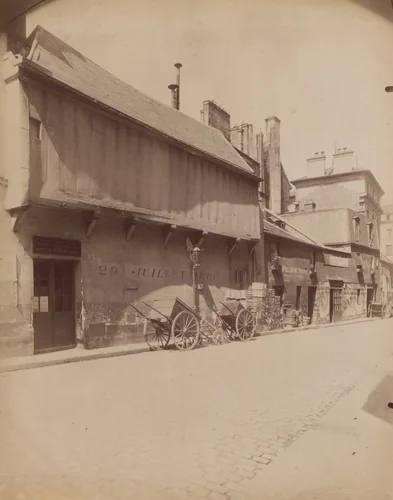 1 rue Brisemiche, Vieille Maison by Eugène Atget, photograph, 1908