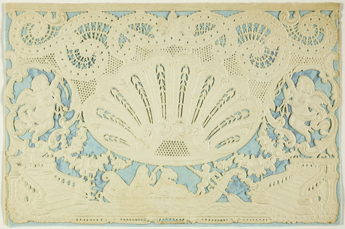 Untitled Valentine (Large Pink Flower) by Unknown Artist, other, 1855-1865