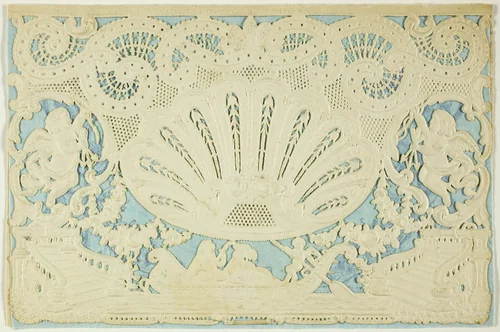 Untitled Valentine (Large Pink Flower) by Unknown Artist, other, 1855-1865