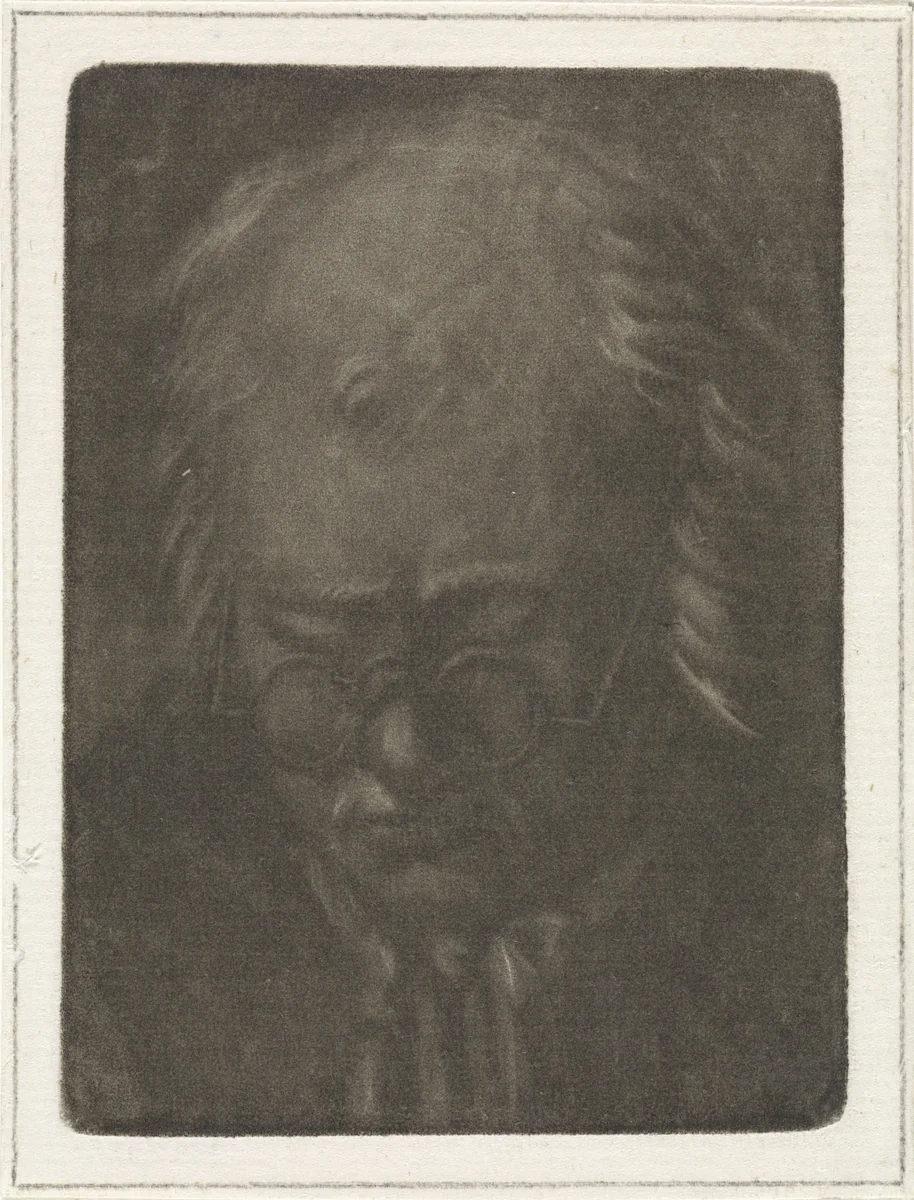 Hoofd van een oude man met bril by Anthonie van den Bos, print, 1778-1838