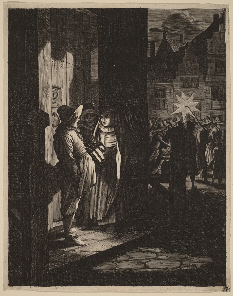 The Star of Kings, a Night Piece by Jan van de Velde II; Pieter Molijn, print, 1630