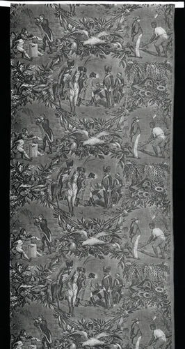 Episodes de la Vie de Napoléon Ier (Episodes from the life of Napoleon the first) (Furnishing Fabric) by George Zipelius
Eugene-Louis Lami
Horace Vernet
Jean-Pierre-Marie Jazet, textile, 1839-1840