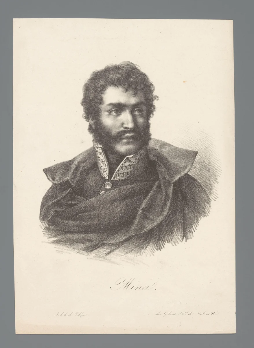 Portret van Francisco Javier Mina by anonymous, print, 1823