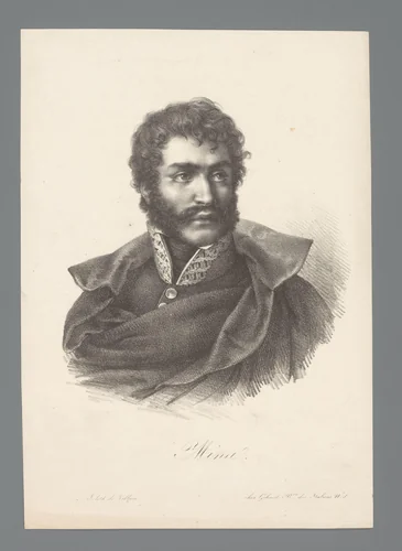 Portret van Francisco Javier Mina by anonymous, print, 1823