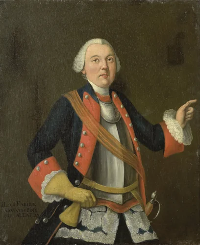 Jan Hendrik van Rijswijk (b 1717) by Isaac Lodewijk la Fargue van Nieuwland, painting, 1754