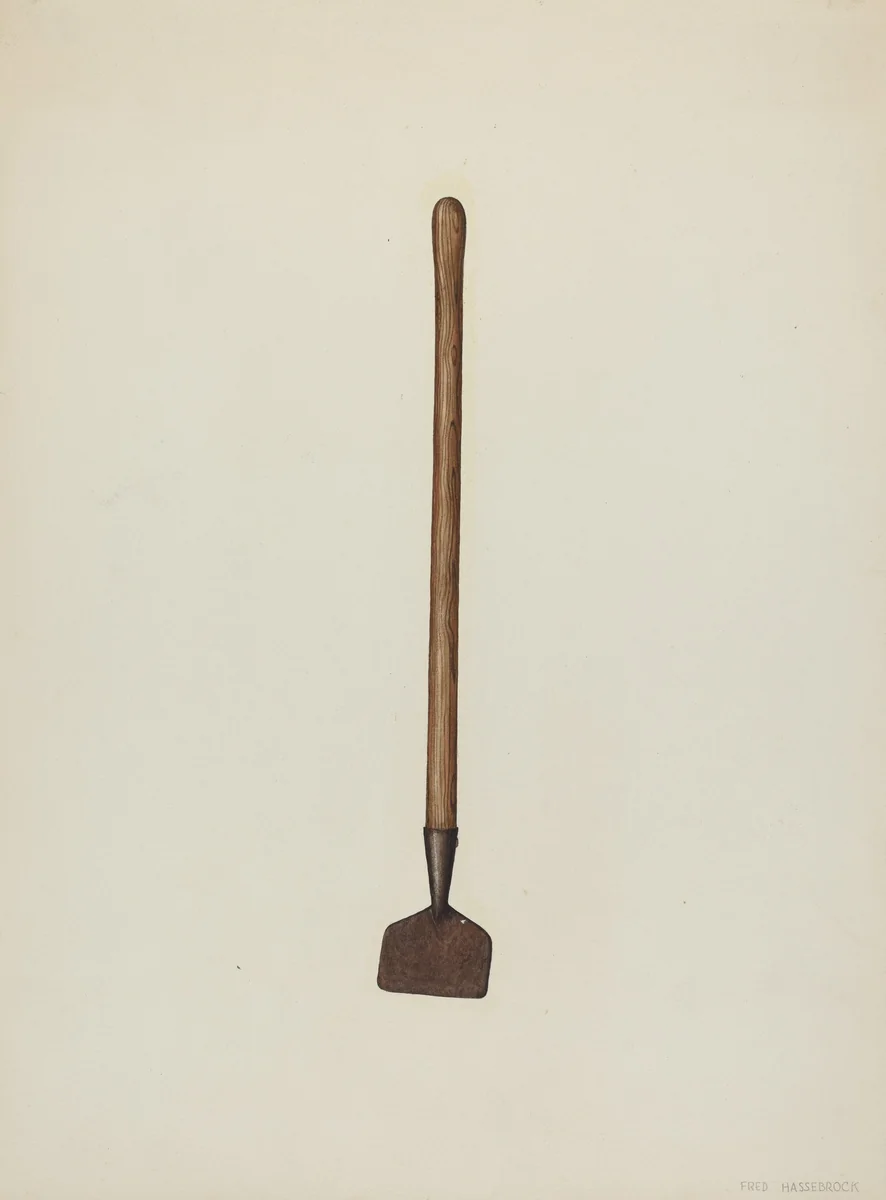 Turpentine Scraper by Fred Hassebrock, index of american design, 1940