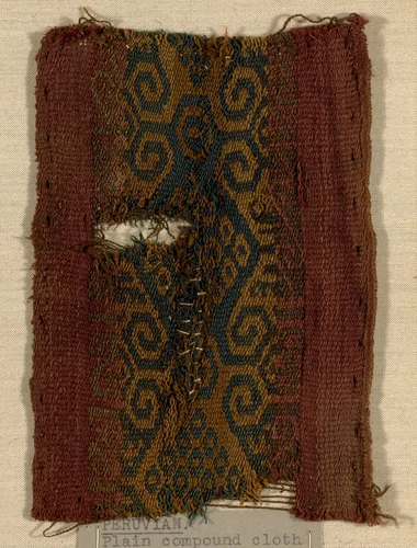Fragment by Yauca Valley, textile, 1476-1532