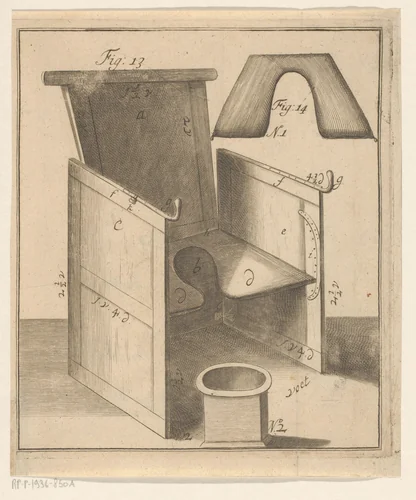 Baarstoel by Philibert Bouttats, print, 1701