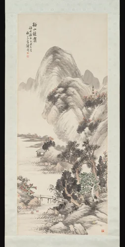 Landscape by Xu Xiang, painting, 1889