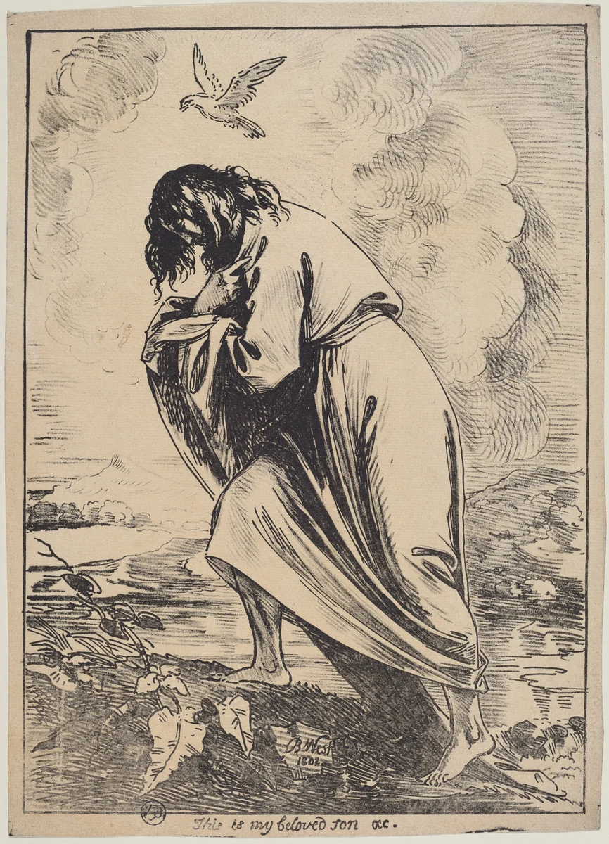 This is my Beloved Son by Benjamin West, print, 1802