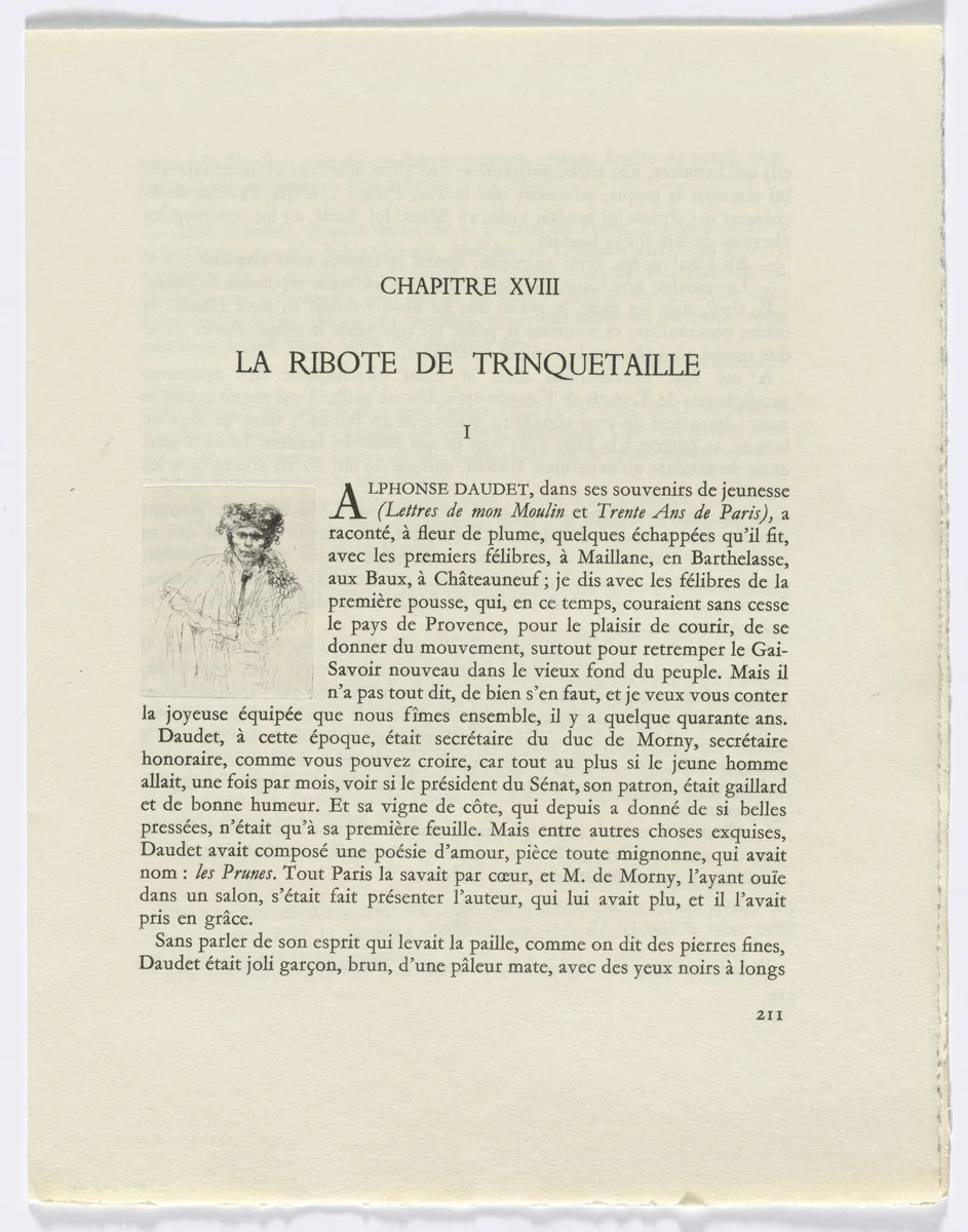 Frédéric Mistral: Mémoires et Recits by Frédéric Mistral: man (page 211) by Auguste Brouet, other, 1937