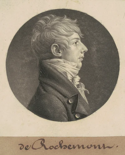 de Rochemont by Charles B. J. Févret de Saint-Mémin, print, 1805
