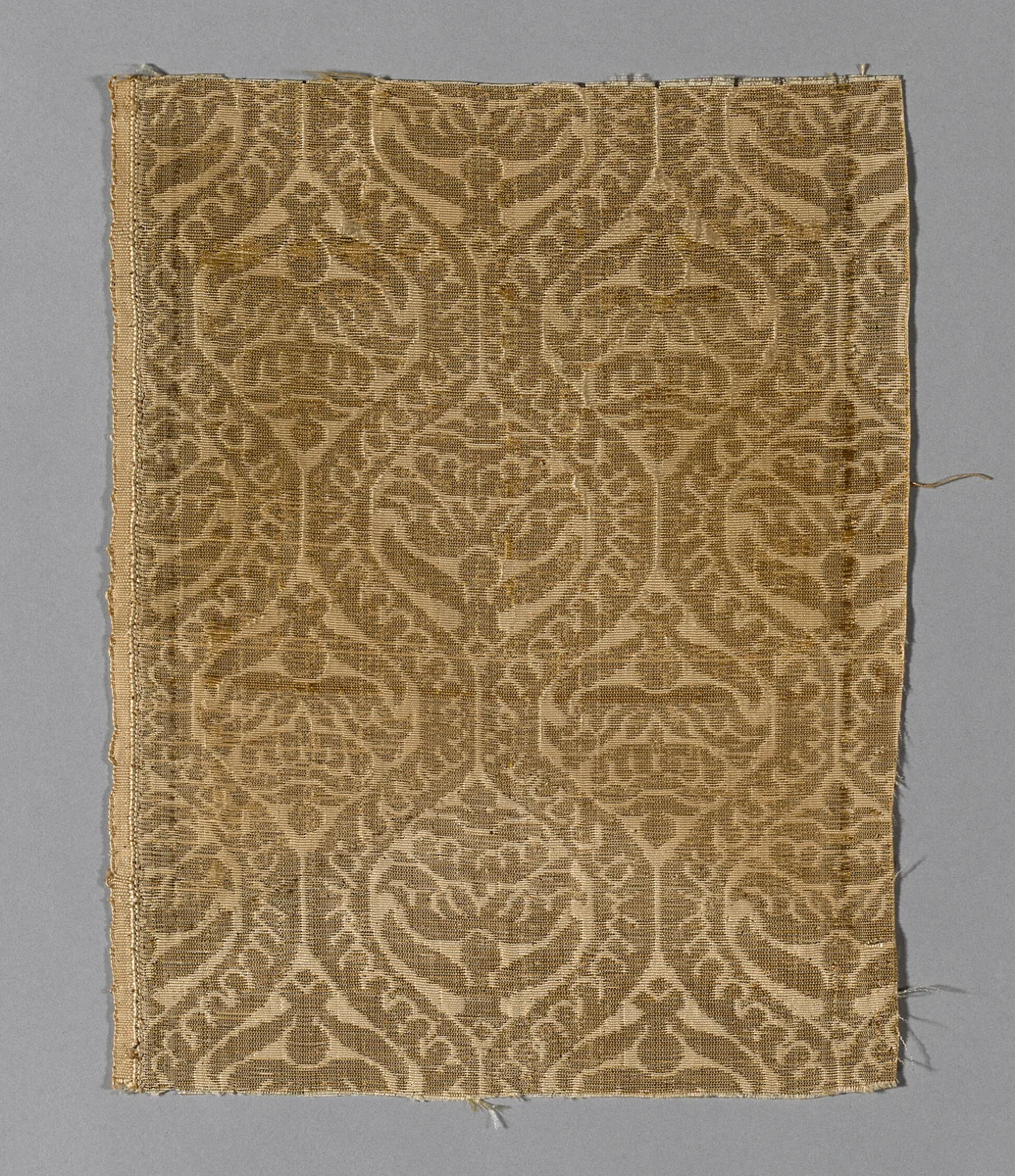 Fragment by Spain or Italy, textile, 1600-1650