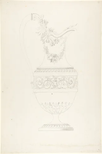 Design for an Urn by anonymous, drawing, 1765-1795