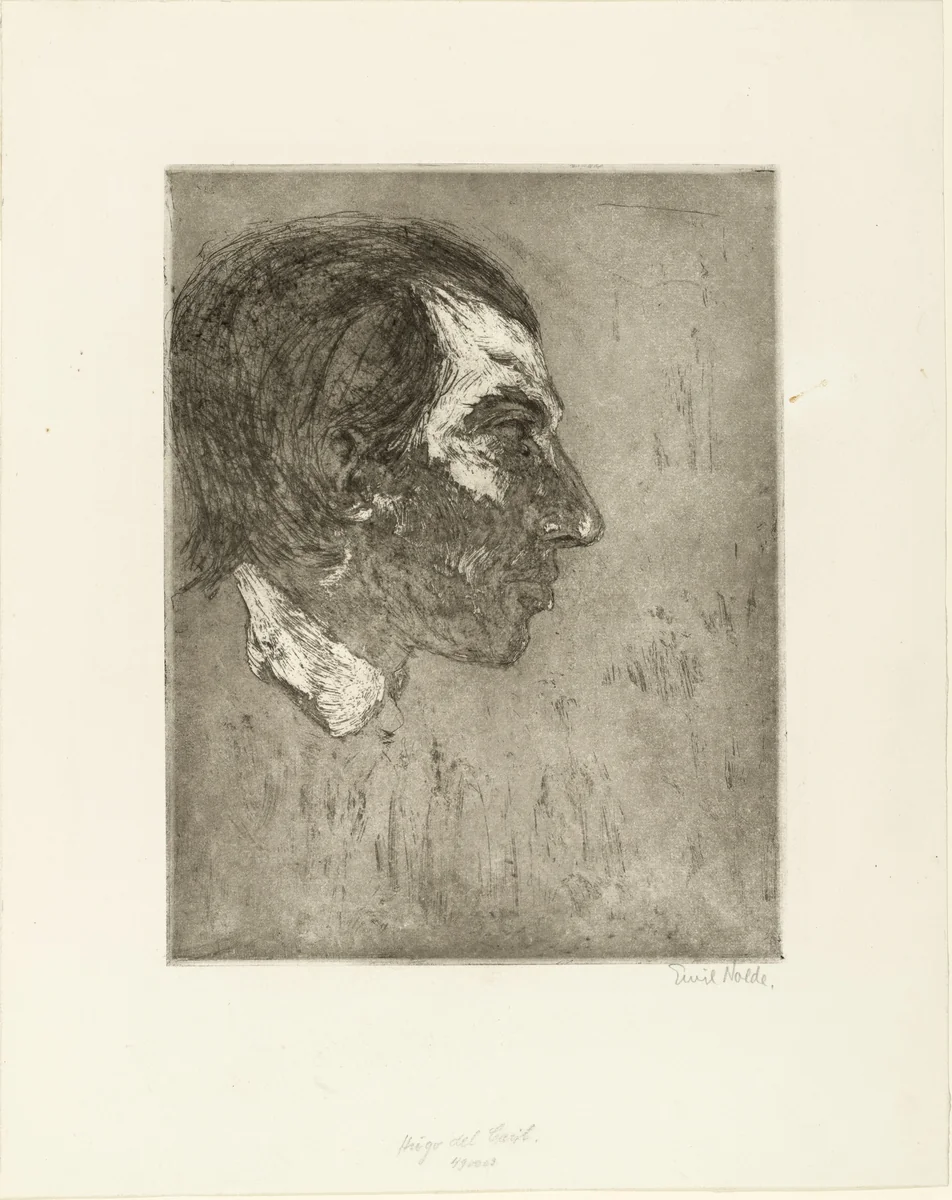 Hugo del Caril by Emil Nolde, print, 1908