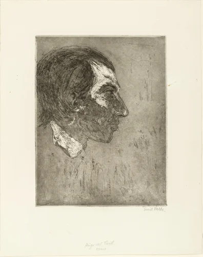 Hugo del Caril by Emil Nolde, print, 1908