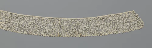 Strook naaldkant met een fijn rankornament by anonymous, other, 1690-1710