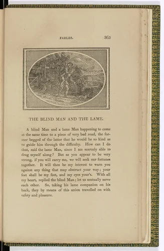 Headpiece (page 365) from The Fables of Aesop by Thomas Bewick, illustrated book, 1818