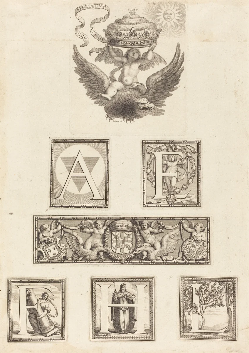 Pendant by Robert Nanteuil, print, 1623-1678